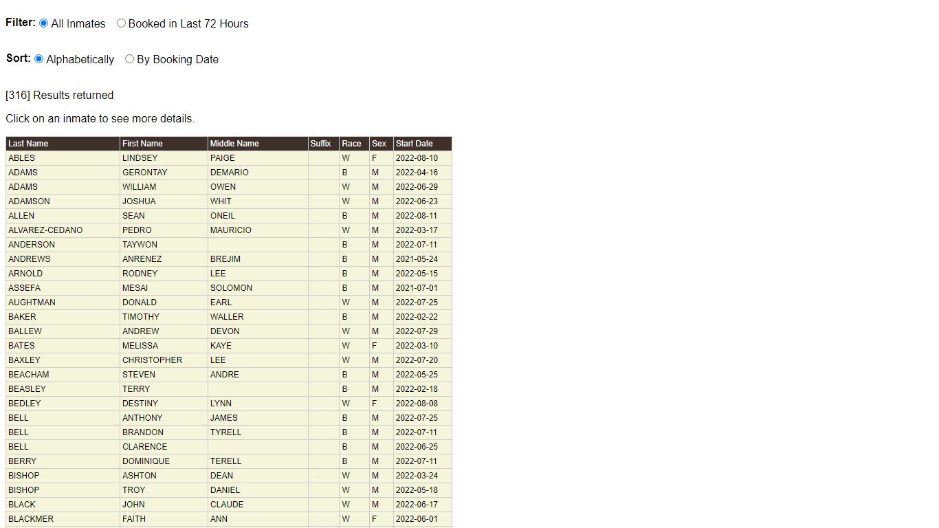 Fayette Sheriff Inmate Lookup